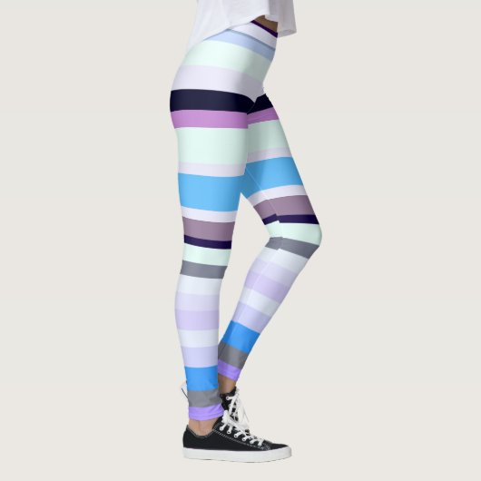 Kleurrijke strepen leggings (Rechts)