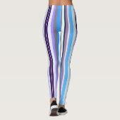 Kleurrijke strepen leggings (Achterkant)