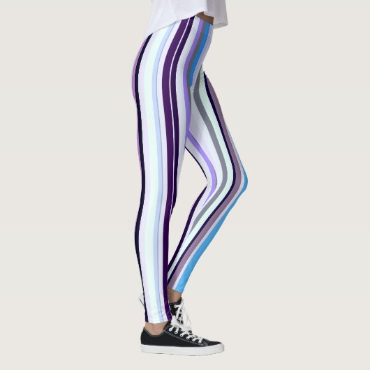 Kleurrijke strepen leggings (Rechts)