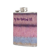 kleurrijke strepen, , leuk brei heupfles (Links)