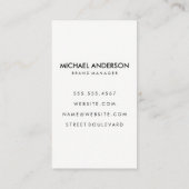 Kleurrijke strepen met seriële lettertype visitekaartje (Achterkant)