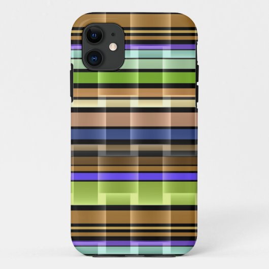 Kleurrijke strepen modern design 2 Case-Mate iPhone case (Achterkant)
