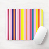 Kleurrijke strepen Mousepad Muismat (Met muis)