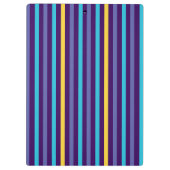 Kleurrijke strepen patroon terug naar school klembord (Achterkant)
