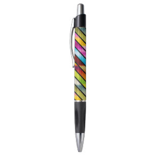 Kleurrijke strepen pen