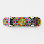 Kleurrijke strepen persoonlijk skateboard (Horizontaal)