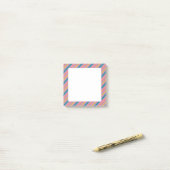 Kleurrijke strepen post-it® notes (Op bureau)
