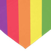 Kleurrijke Strepen Regenboog Kleuren Diagonaal Medium Tafelloper (Hoek)