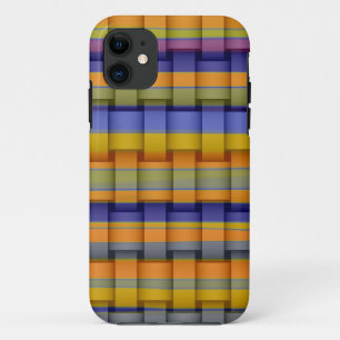 Kleurrijke strepen retro-grafisch ontwerp Case-Mate iPhone case