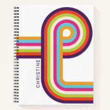 Kleurrijke Strepen Retro Line Art