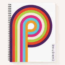 Kleurrijke Strepen Retro Line Art