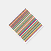 Kleurrijke strepen  servet (Hoek)