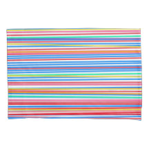 Kleurrijke strepen Solid Blue Backside