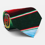 kleurrijke strepen stropdas (Opgerold)