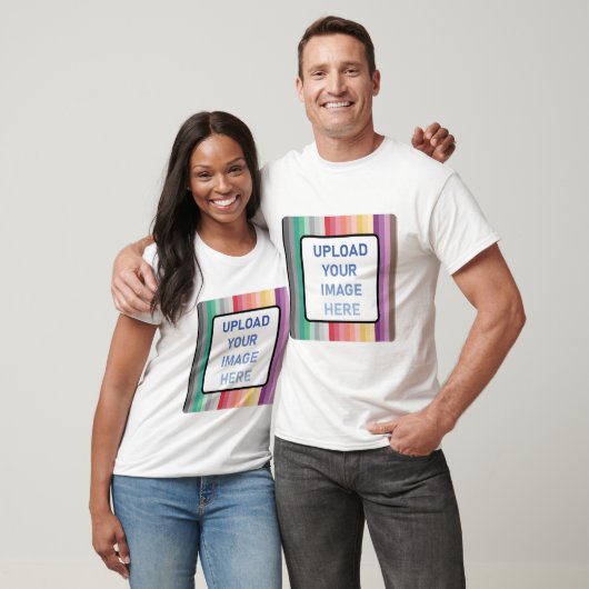 Kleurrijke Strepen T-shirt (Unisex)