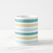 Kleurrijke strepen van Zee aan de kust Koffiemok (Center)