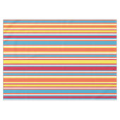 Kleurrijke strepen voor leuke verjaardagsfeestdeco tafelkleed (Voorkant (Horizontaal))