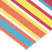 Kleurrijke strepen voor leuke verjaardagsfeestdeco tafelkleed (Gekanteld)