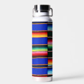 kleurrijke strepen waterfles (Achterkant)