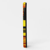 Kleurrijke strepes slijmtextuur Case-Mate iPhone case (Achterkant/links)