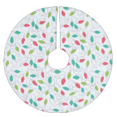 Kleurrijke String Lichten Kerstboom Rok (Voorkant)