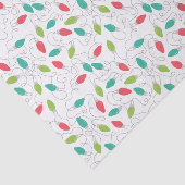 Kleurrijke String Lights Christmas Tissue Paper Tissuepapier (Detail)