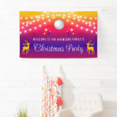 Kleurrijke String Lights Kerstbal Welkom Spandoek (Insitu)