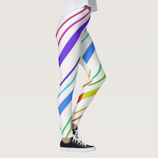 Kleurrijke Stripe Leggings (Rechts)