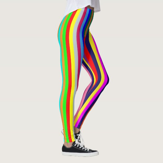 Kleurrijke Stripe Leggings (Rechts)