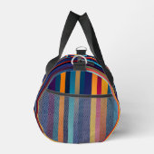 Kleurrijke Stripe Patroon Gepersonaliseerde Naam Plunjezak (Rechts)