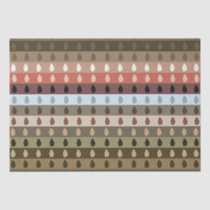 Kleurrijke Stripe Tribal Art Tissuepapier