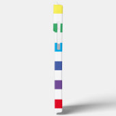 Kleurrijke striped3 iPhone/iPad case (Achterkant / Links)