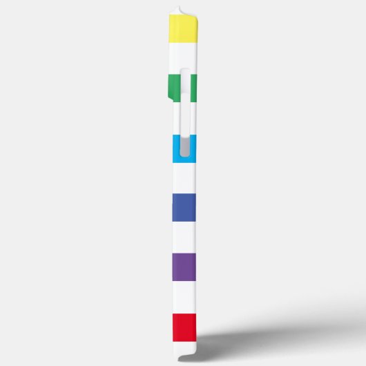 Kleurrijke striped3 iPhone/iPad case (Achterkant / Links)