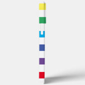 Kleurrijke striped3 iPhone/iPad case (Achterkant / Rechts)