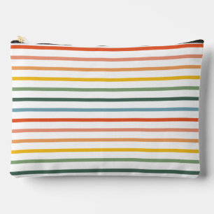 Kleurrijke Stripes Cosmetische Zak Etui