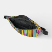 Kleurrijke Stripes Design Fanny Pack Bag Heuptasje (Open)