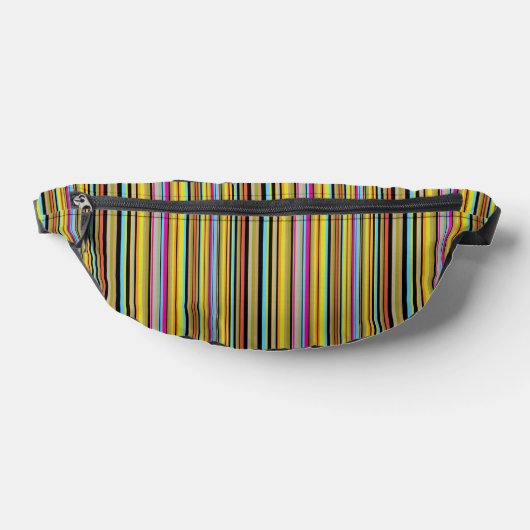 Kleurrijke Stripes Design Fanny Pack Bag Heuptasje (Liggend)