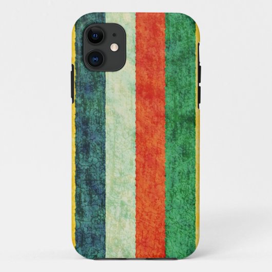 Kleurrijke stripes Grunge Textures Case-Mate iPhone Case (Achterkant)