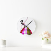 Kleurrijke stripfiguren wandklok (Huis)