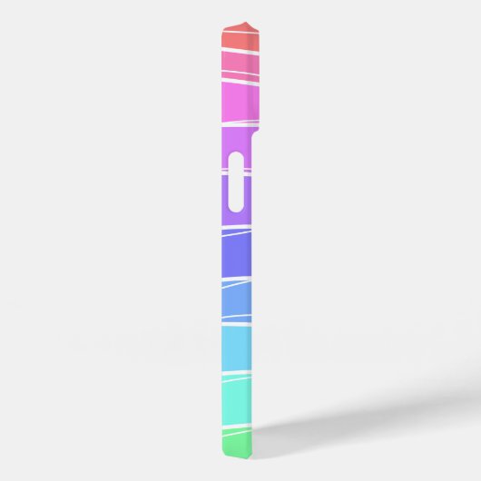 Kleurrijke strips Case-Mate iPhone case (Achterkant / Rechts)