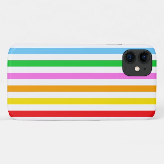 Kleurrijke strips, regenboogstrips, strips Case-Mate iPhone case (Achterkant (horizontaal))