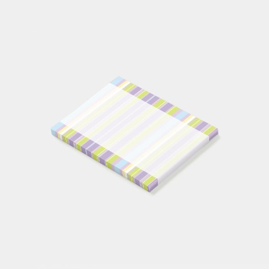 Kleurrijke strips, regenboogstrips, strips post-it® notes (Schuin)
