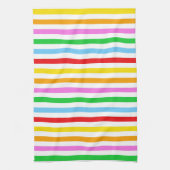 Kleurrijke strips, regenboogstrips, strips theedoek (Verticaal)