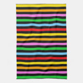 Kleurrijke strips, regenboogstrips, strips theedoek (Verticaal)