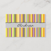 Kleurrijke strips, regenboogstrips, strips visitekaartje (Voorkant)
