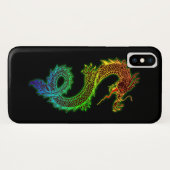 Kleurrijke stromingsdraak Case-Mate iPhone case (Achterkant (horizontaal))