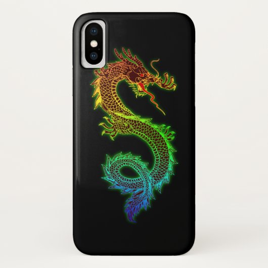 Kleurrijke stromingsdraak Case-Mate iPhone case (Achterkant)