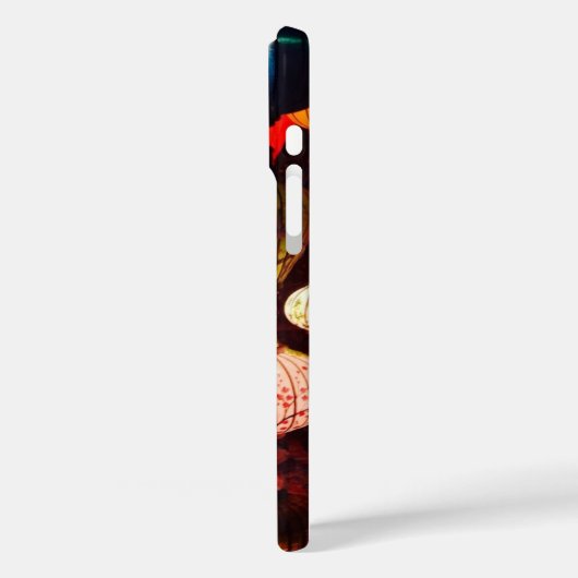 Kleurrijke stroomlantaarns Case-Mate iPhone case (Achterkant / Links)