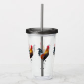 Kleurrijke strooproosters Acryltrommels Acryl Drinkbeker (Voorkant)