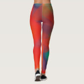 Kleurrijke Stropdas-kleurstof Leggings (Achterkant)